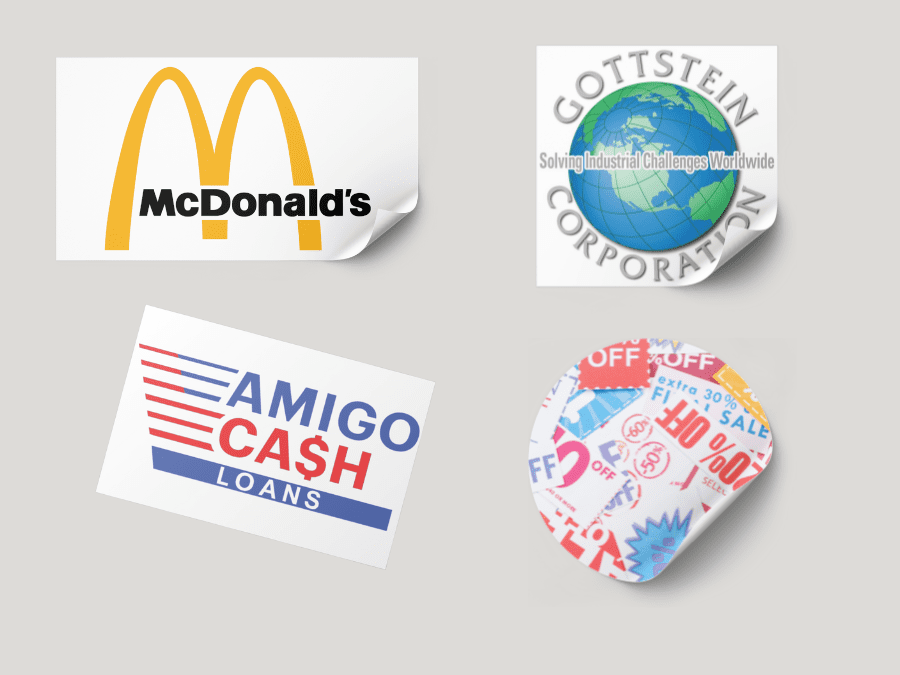 stickers by shape designs by your signs world