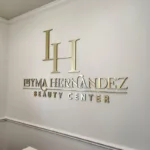 3D letters interior