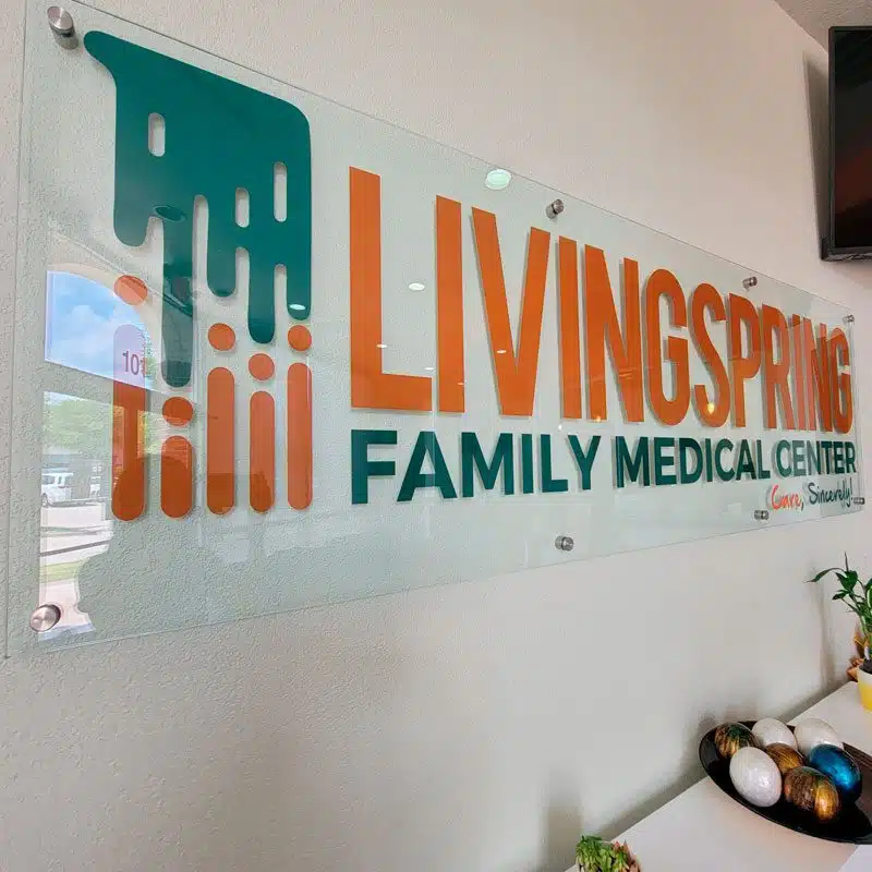 Acrylic-with-stand-off-product