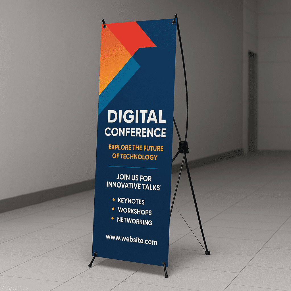 60x24 retractable banner stand