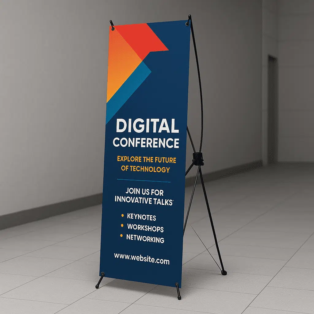 60x24 retractable banner stand