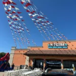 Red and White Advertising Pennant Strings