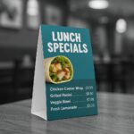 table tents