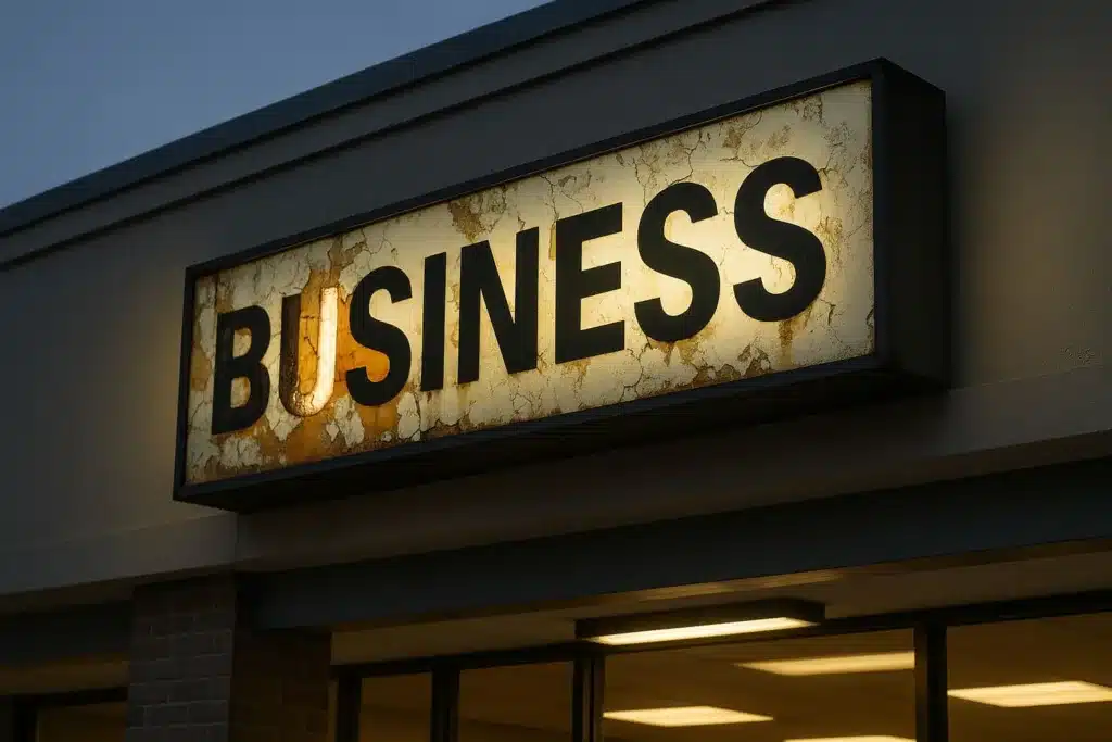 sign repair before