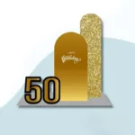 50 Birthday Event Print Decoration by your signs world