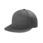 c406-greysteel Snapback flat bill cap