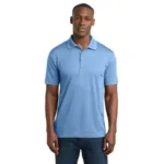 sport tek posi charge racermesh polo carolina blue