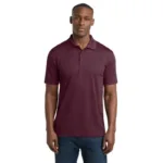 sport tek posi charge racermesh polo maroon