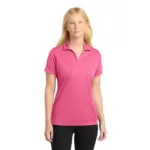 womens posicharge racermesh polo bright pink