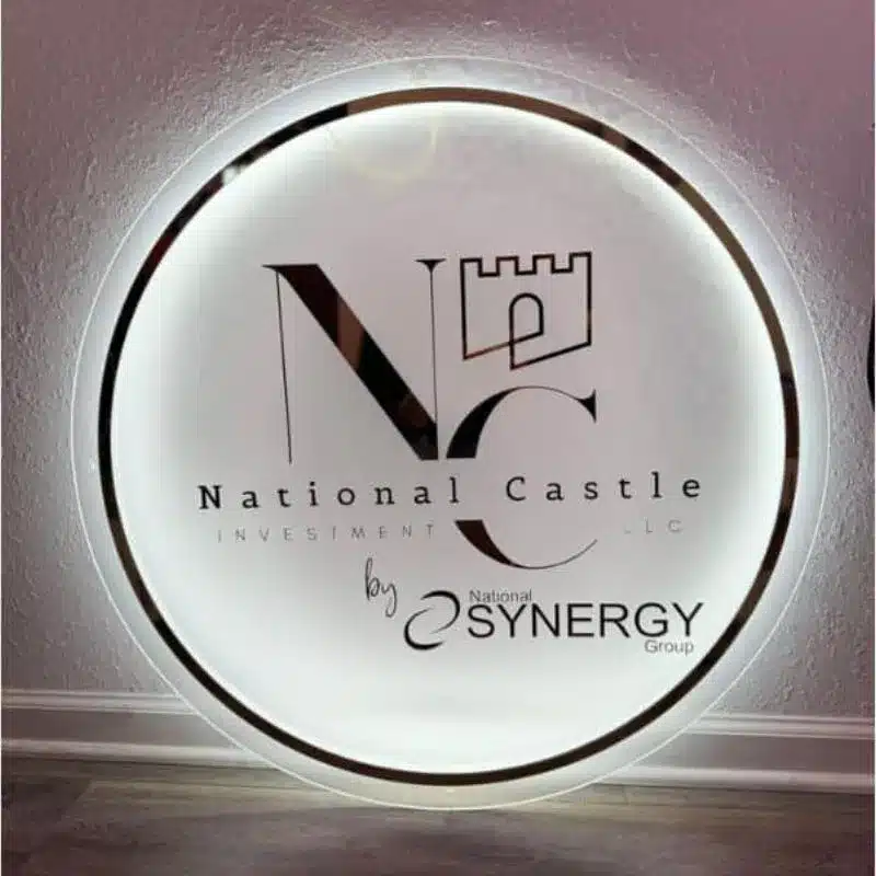 Lighted Acrylic Logo Sign Lighted Acrylic Logo Sign