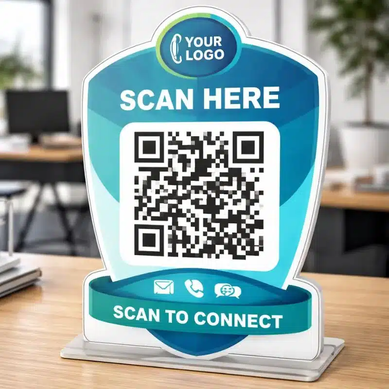 QRCode Table Sign QR Code Table Sign