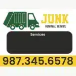 Junk Removal Service List Yard Signs