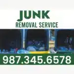 Junk Removal Service Yard Signs