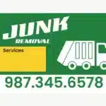 Junk Removal Truck Yard Signs