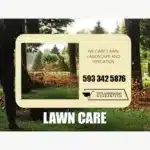 Lawn Care Photo Yard Signs
