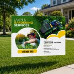 Lawn Service List Yard Signs