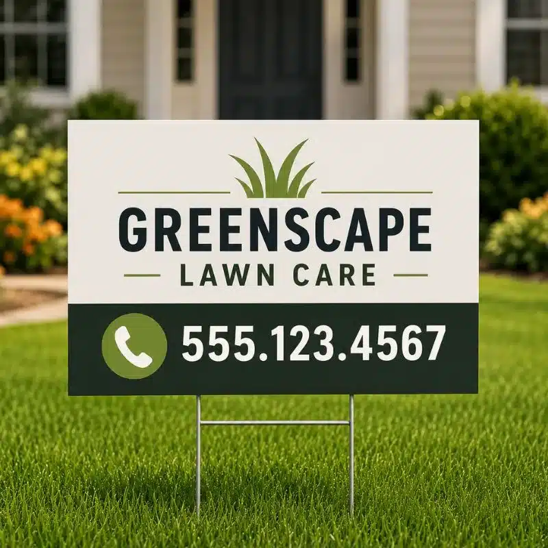 Lawn Signs custom yard signs