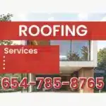 Modern Roofing Yard Signs