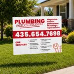 Plumbing Repair Yard Signs