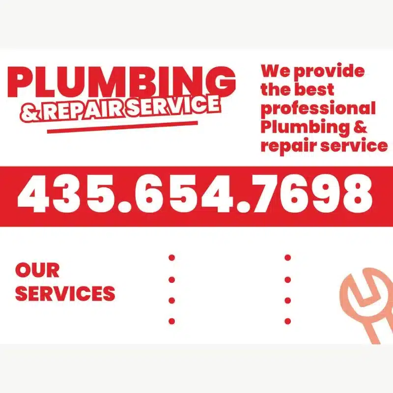 Plumbing & Repair Yard Signs