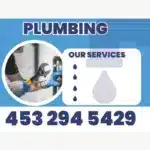 Plumbing Service List Yard Signs