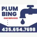 Plumbing Service Yard Signs