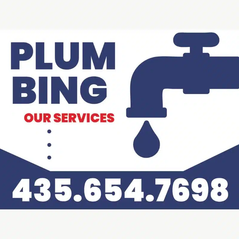 Plumbing Service Yard Signs