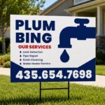 Plumbing Service Yard Signs