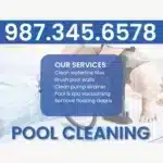 Pool Cleaning Service List Yard Signs