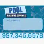 Pool Service List Yard Signs