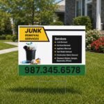 Junk Removal Services Yard Signs
