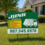 Junk Removal Truck YardSigns