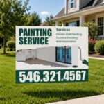 Painting Service List Yard Signs