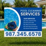 Pool Cleaning Services Yard Signs
