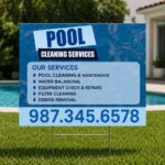 Pool Service List Yard Signs
