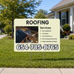 Roofing Services Yard Signs