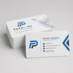 White Plastic Business Cards