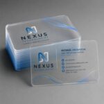 clear plastic business cards