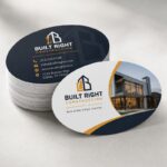 oval business cards